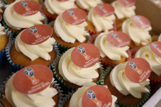 World Cup Cupcakes