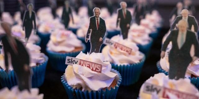 Promotional Cupcakes for Sky News