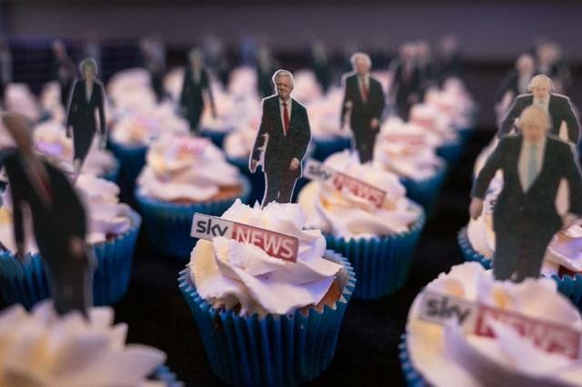 Promotional Cupcakes for Sky News