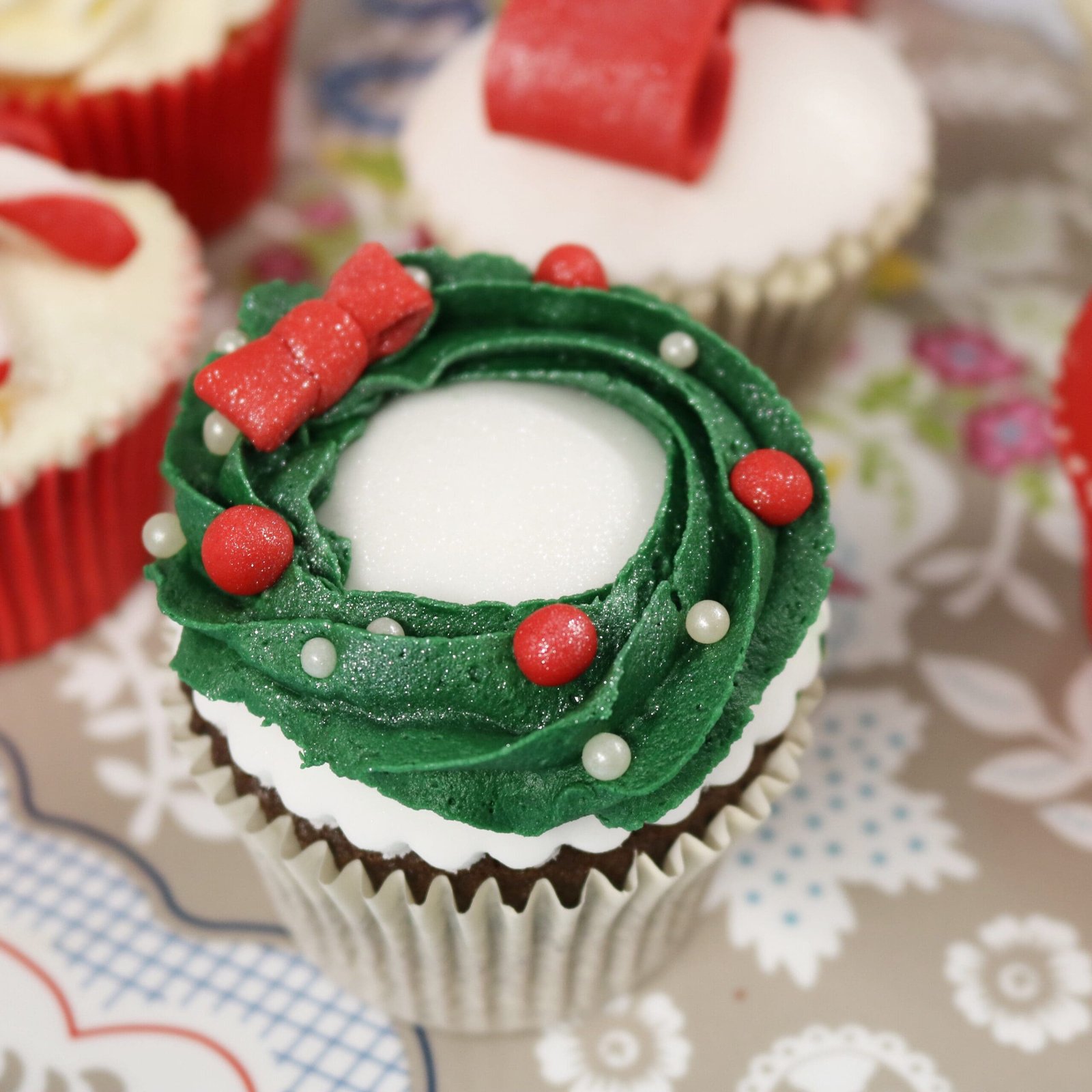 Branded Christmas Cupcakes