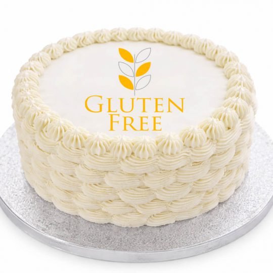 Frosted Gluten Free Vanilla Cake
